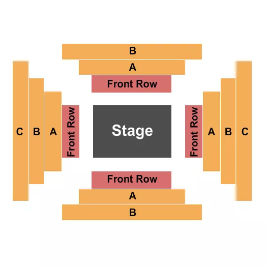 seating chart for Fairmont San Francisco - Candlelight - eventticketscenter.com